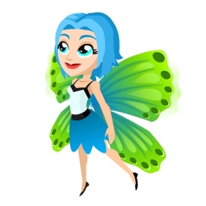 Green Butterflywing Pixie